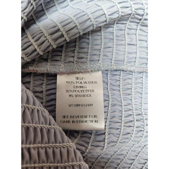 Lost & Wander Off The Shoulder Blouse Top Women's MEDIUM Blue Green Purple NEW - Picture 7 of 11